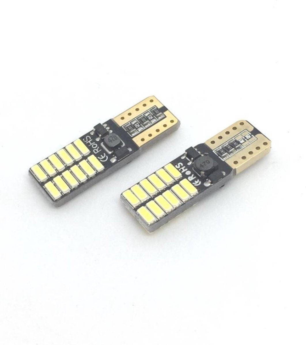 T10 W5W LED Canbus 24 SMD stadslicht (set)