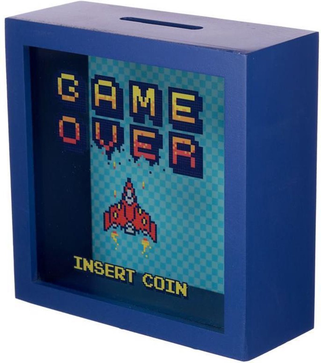 Houten spaarpot game over - puckator