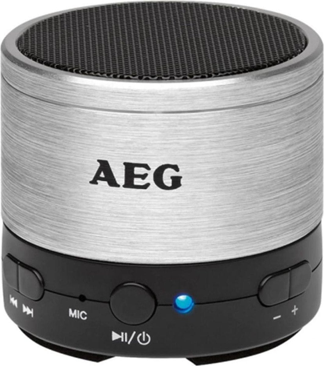 AEG BSS 4826 - Zilver Bluetooth mini box