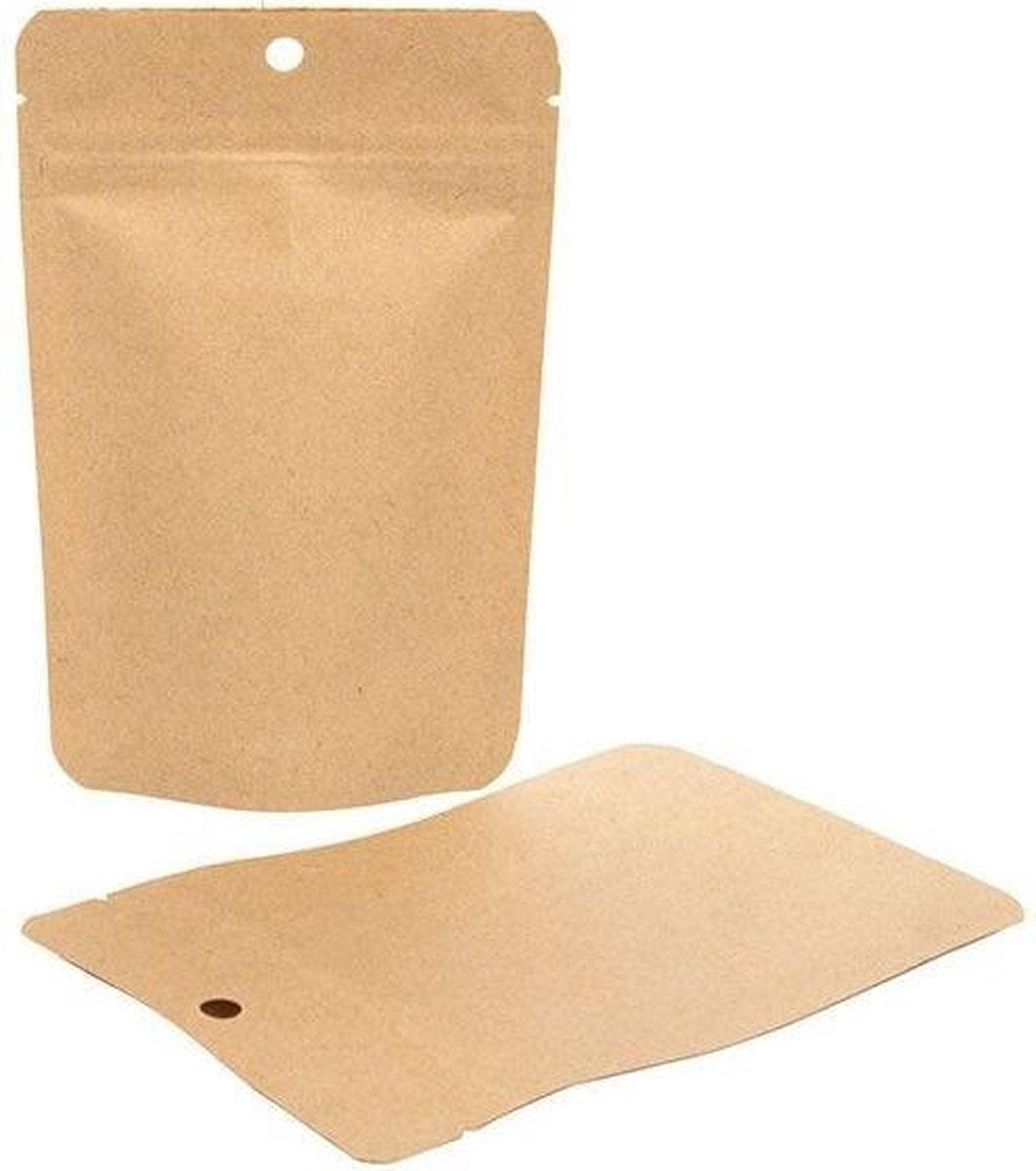Eco Stazakken Kraft 57 gram 102x60x152mm - 100 st