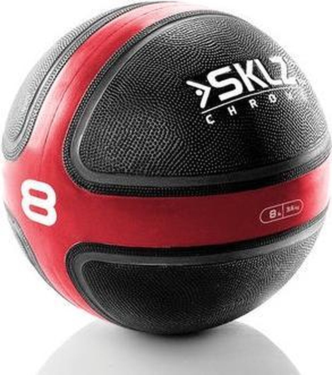 SKLZ Medicine bal- 3.7 kg - Zwart/Rood