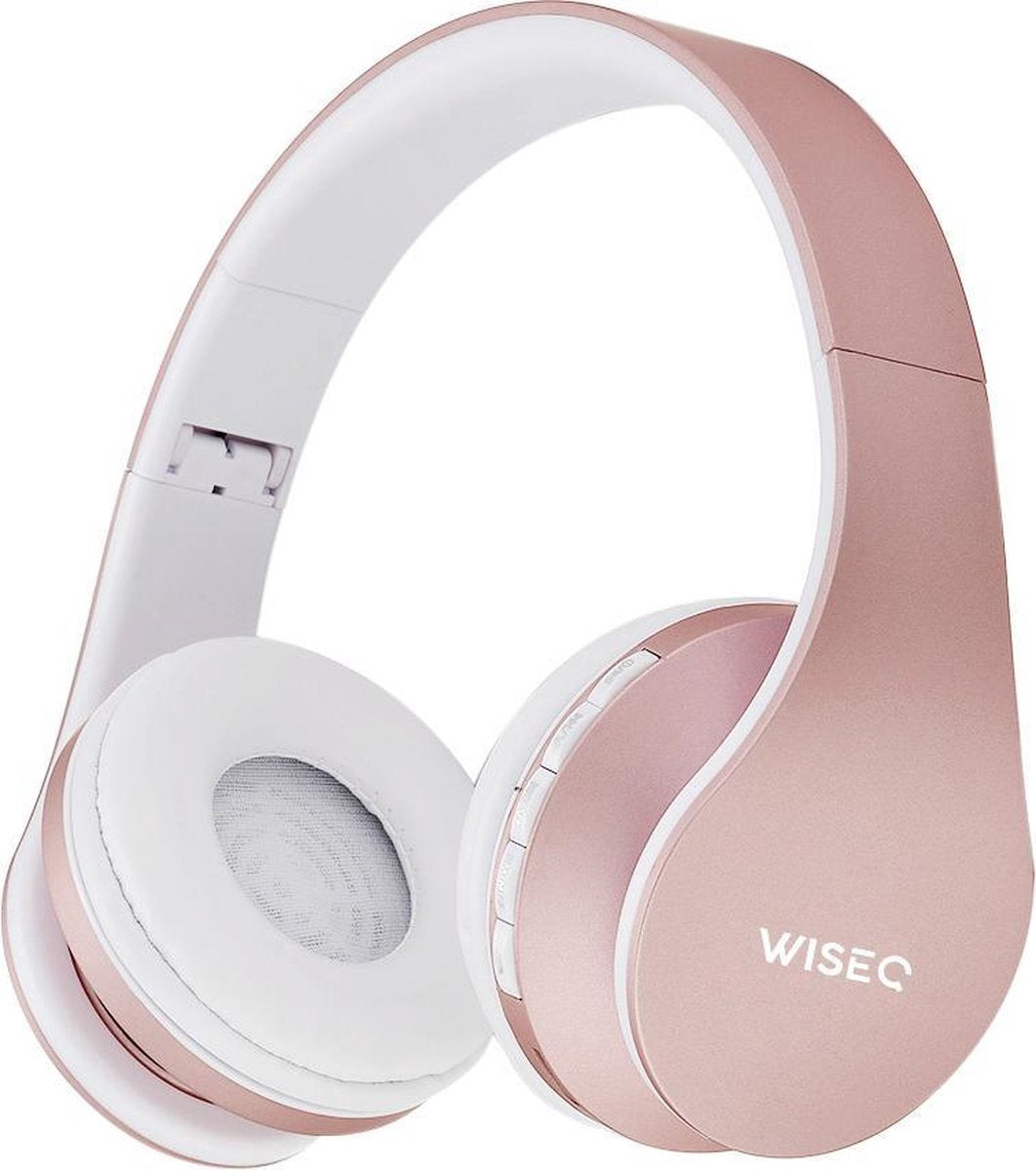 WISEQ Draadloze Koptelefoon Voor Kinderen - Bluetooth 5.0 - Roze