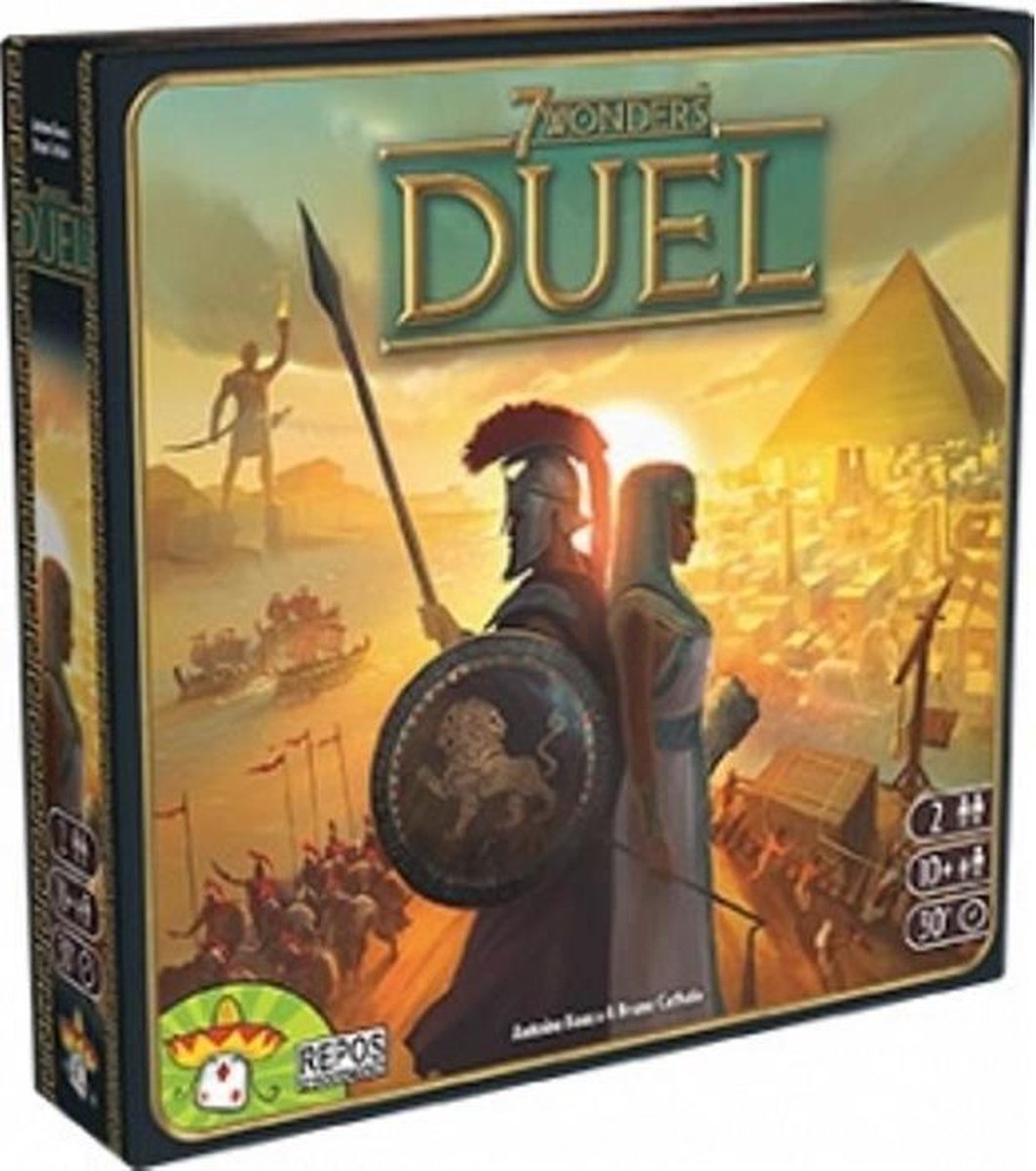 ASMODEE - 7 Wonders Duel - Stand-alone spel voor 2 spelers - Bordspel