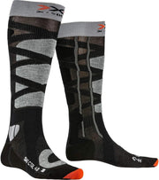 X-socks Skisokken Control Polyamide Zwart/grijs Mt 35-38