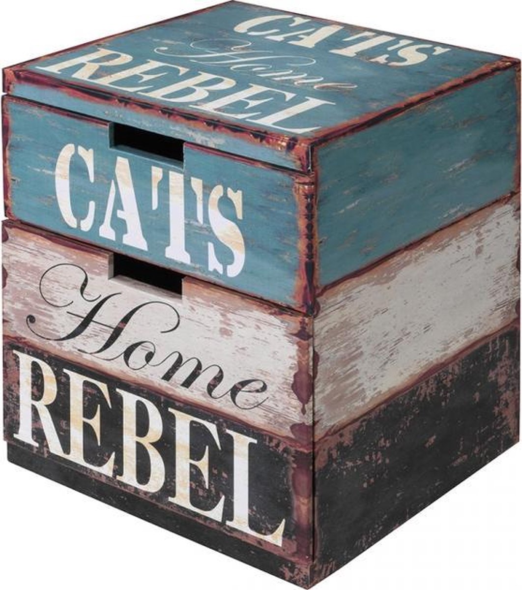 D&D Catbox rebel L - 40x40x50CM