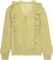 D-Xel gebreid vest yinka Lichtgroen-10 (140)