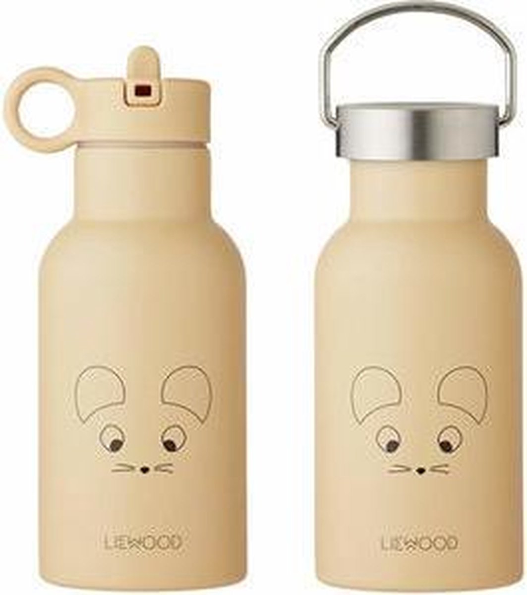 Anker Waterfles 350 ml Mouse Wheat Yellow | Liewood