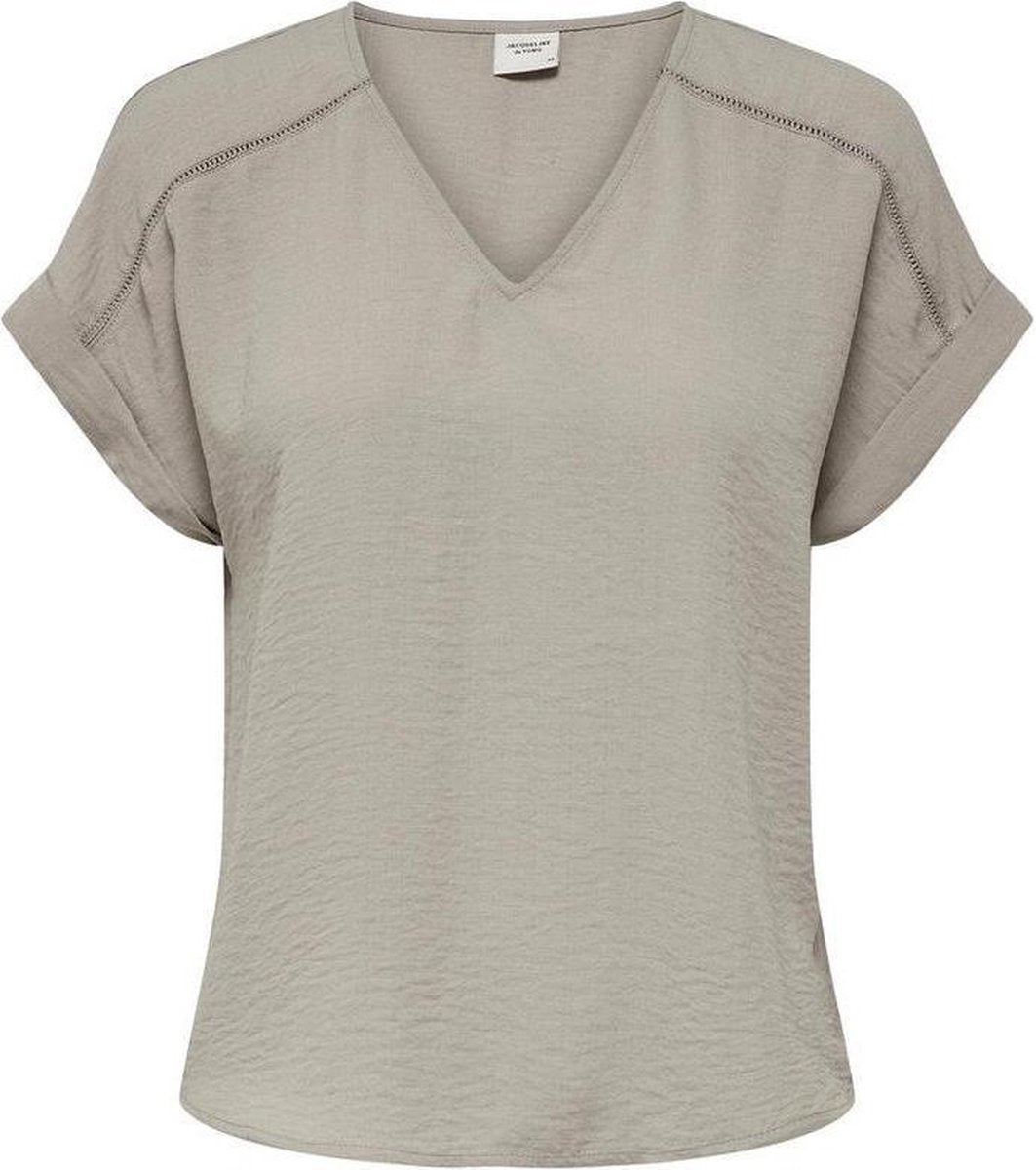 Jdyrachel S/s Top Wvn 15229004 Chateau Gray