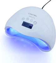 Confibel 48W Nageldroger -  met UV Led Licht - Gel Nagellak Droger- Geschikt voor Vinger- en Teennagels- Inclusief Bewegingssensor en Timer - SUN 5 Plus - Extra Ruim