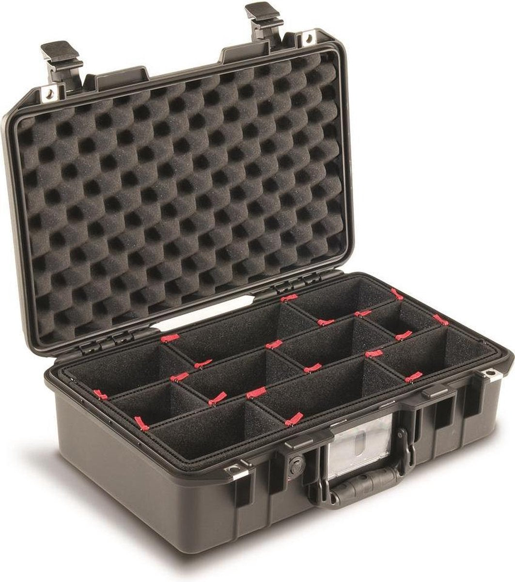 Peli 1485 Air Black lichtste waterdichte camera koffer met TrekPak interieur