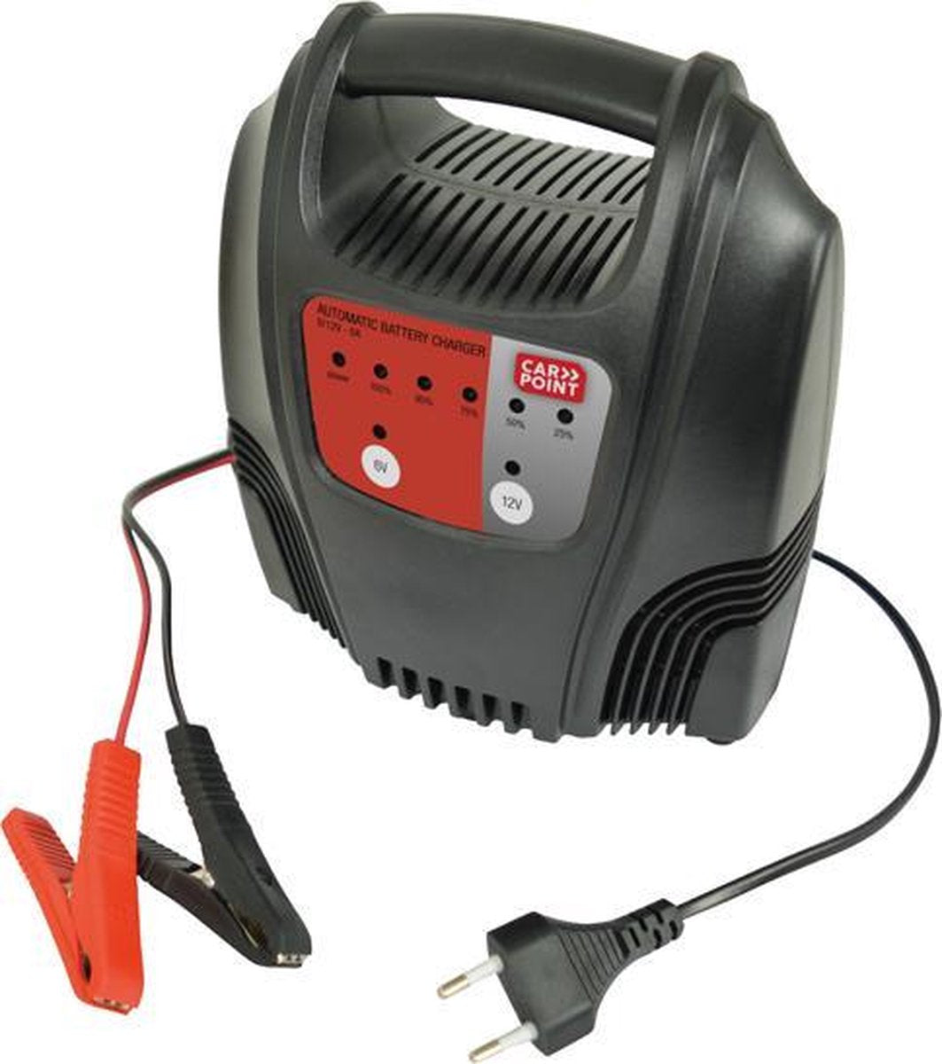 Carpoint Auto Acculader 6A 6-12 Volt - Acculader voor de Auto