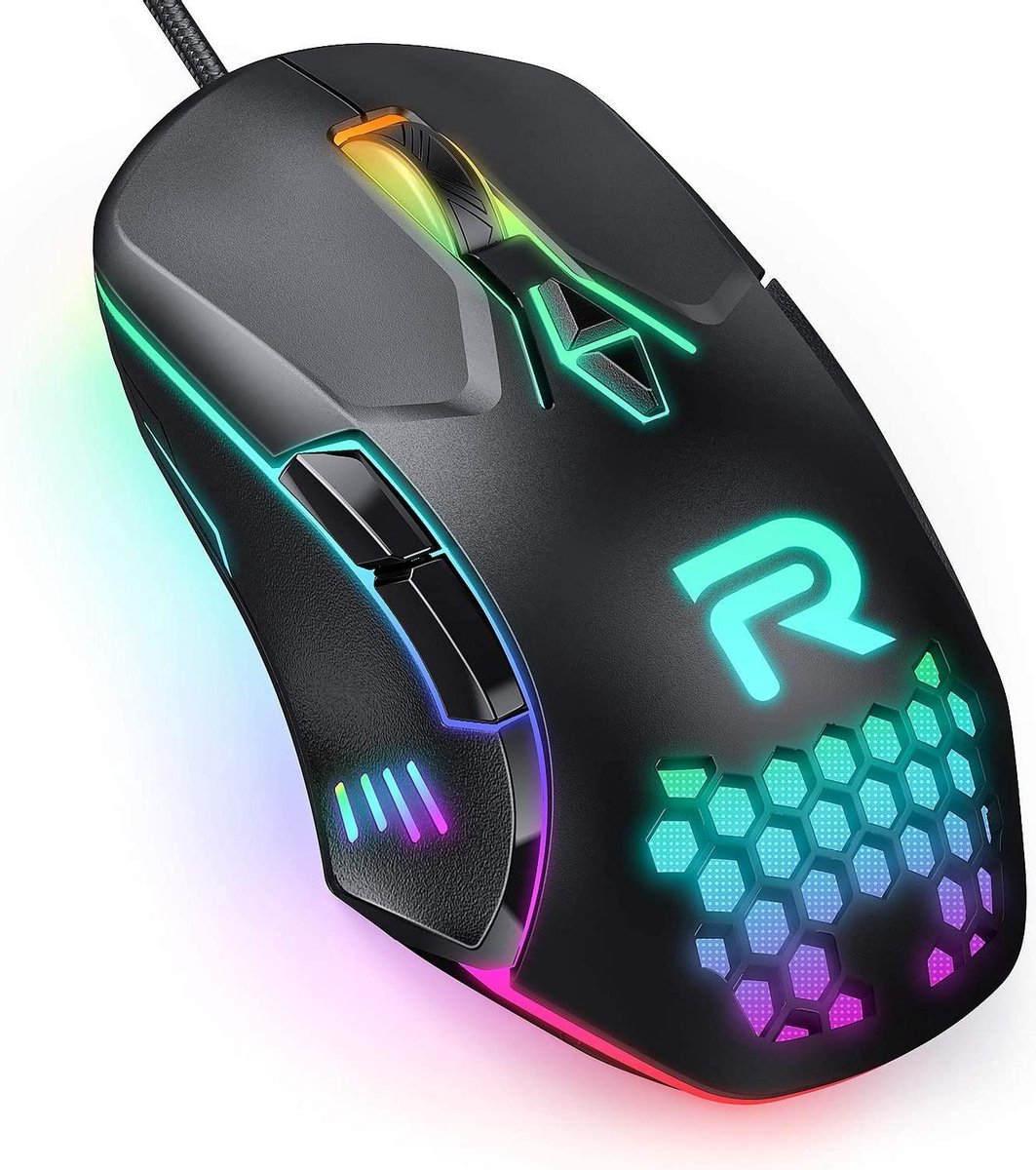 Onikuma Runmus Gaming Muis - Multicolor - Muis gaming - Gamingmuis - Game muis