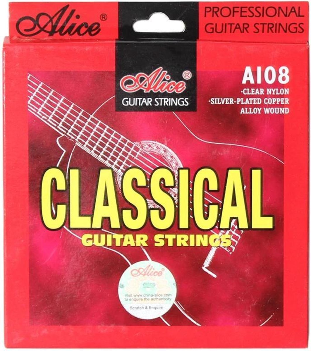 Gitaarsnaren - Set Gitaarsnaren - Voor Klassieke Gitaar - Nylon Gitaarsnaren