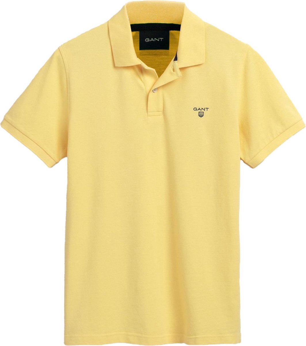 Gant Summer Pique Rugger Poloshirt - Mannen - geel