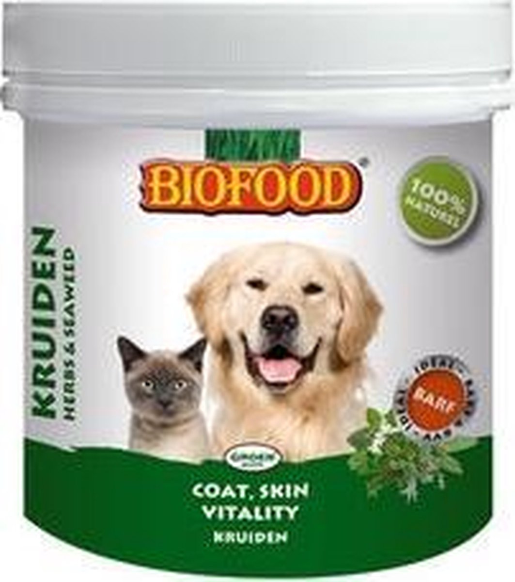 Biofood Voedingssupplement Biofood Natuurkruiden Hond/Kat 450 gr