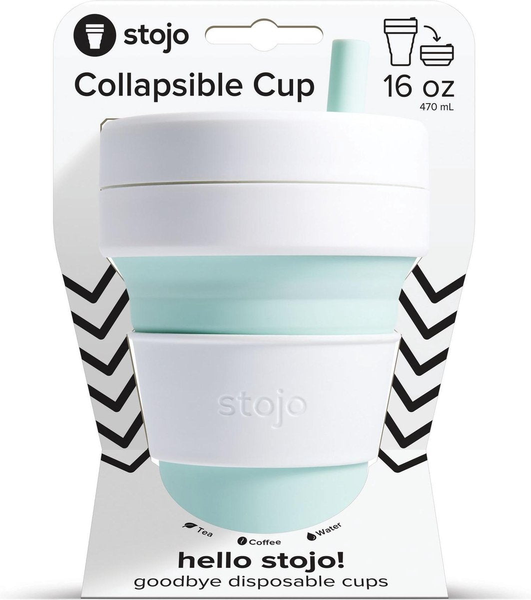 Stojo Biggie Cup - Uitgebreide Verpakking - 470 ml