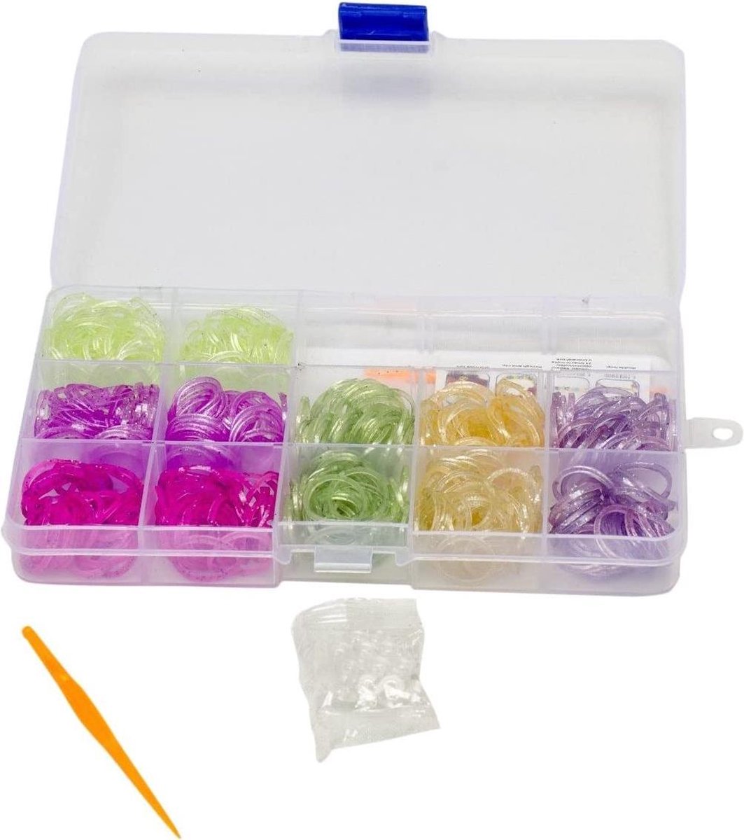 Loom bands koffer dubbelzijdig met 360 looms