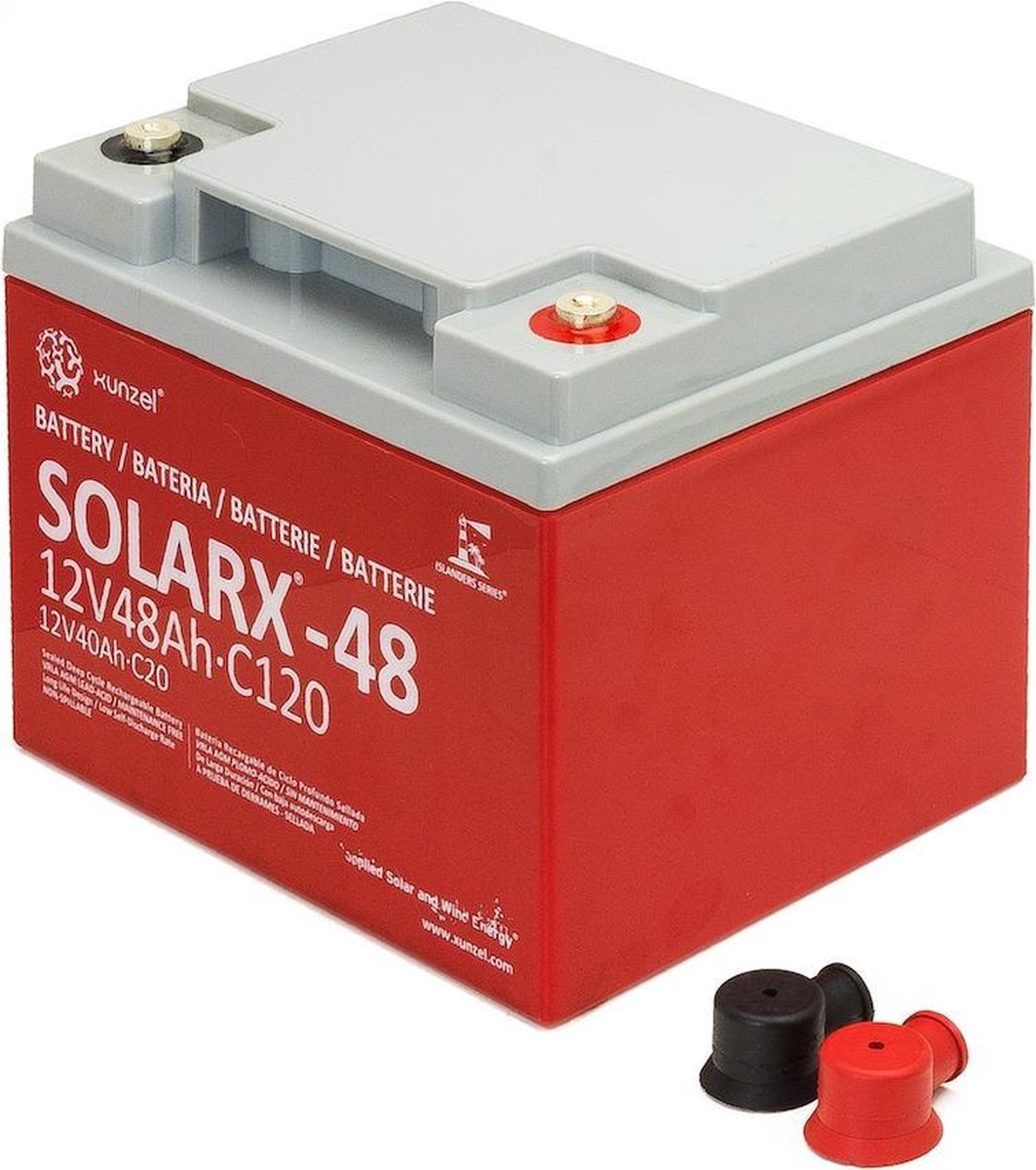 Xunzel SOLARX™ 12V 48 Ah AGM Accu
