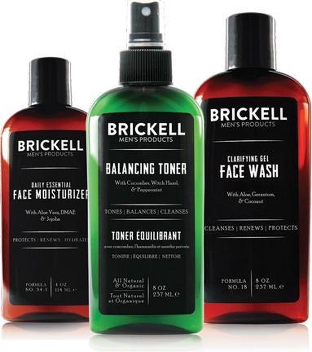Brickell Men's Daily Face Cleanse Routine for Oily Skin