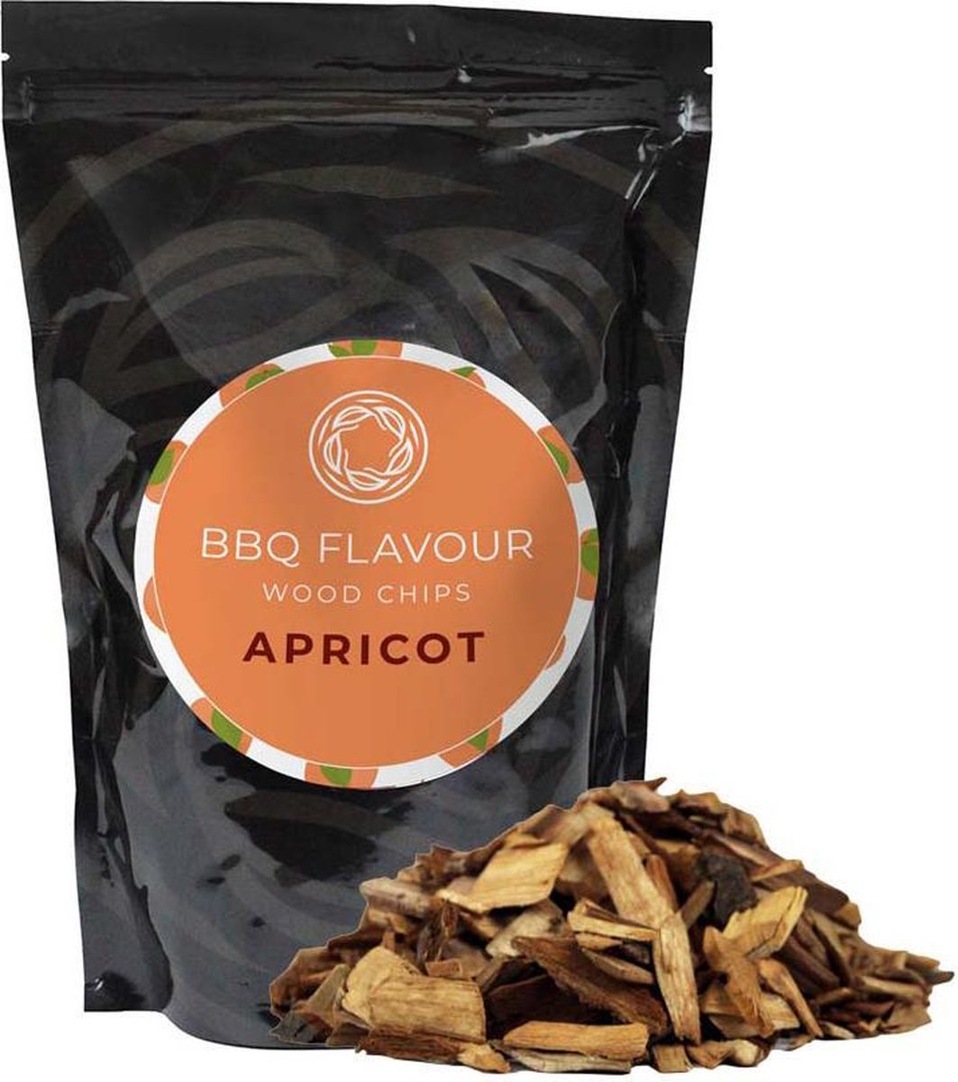 BBQ Flavour | Rookhout | Smoke wood Apricot | Abrikozenhout | Abrikozen | BBQ Rookhout chips | Kamado | Shichirin | Tafelgrill