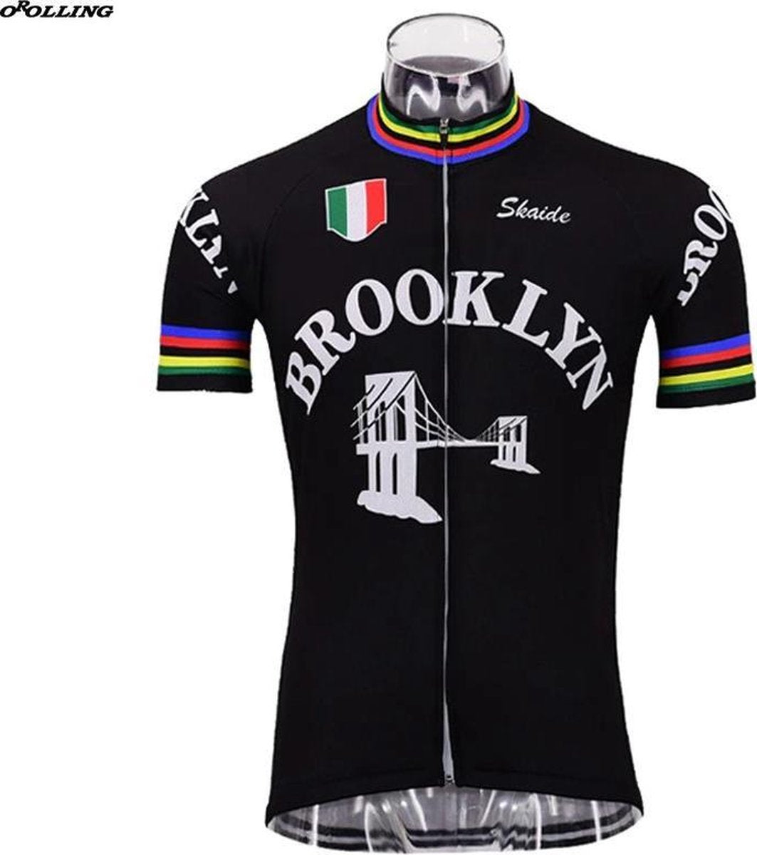retro wielertrui BROOKLYN maat S