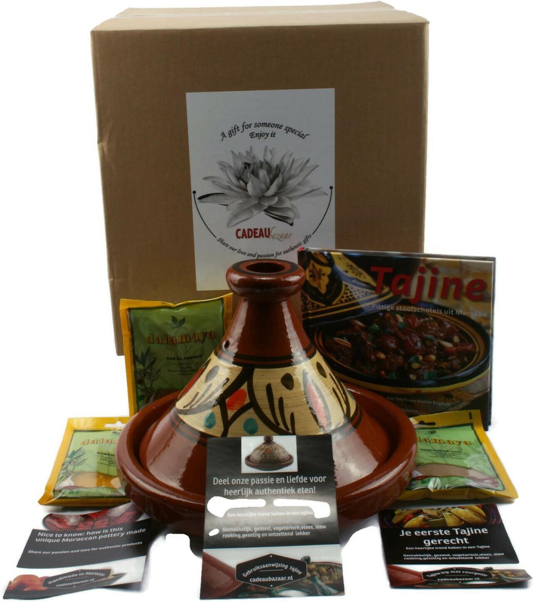 Tajine - 4 persoons - inclusief kookboek