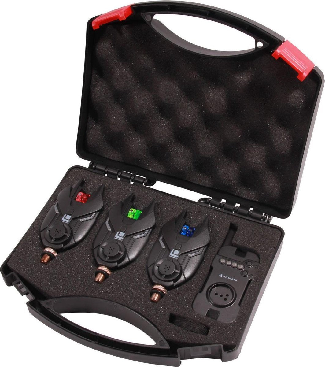 Ultimate E-tension bite alarm set 3+1 | Beetmelder
