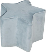Roba Poef Lil Sofa Junior 30 X 30 X 24 Cm Fluweel Blauw