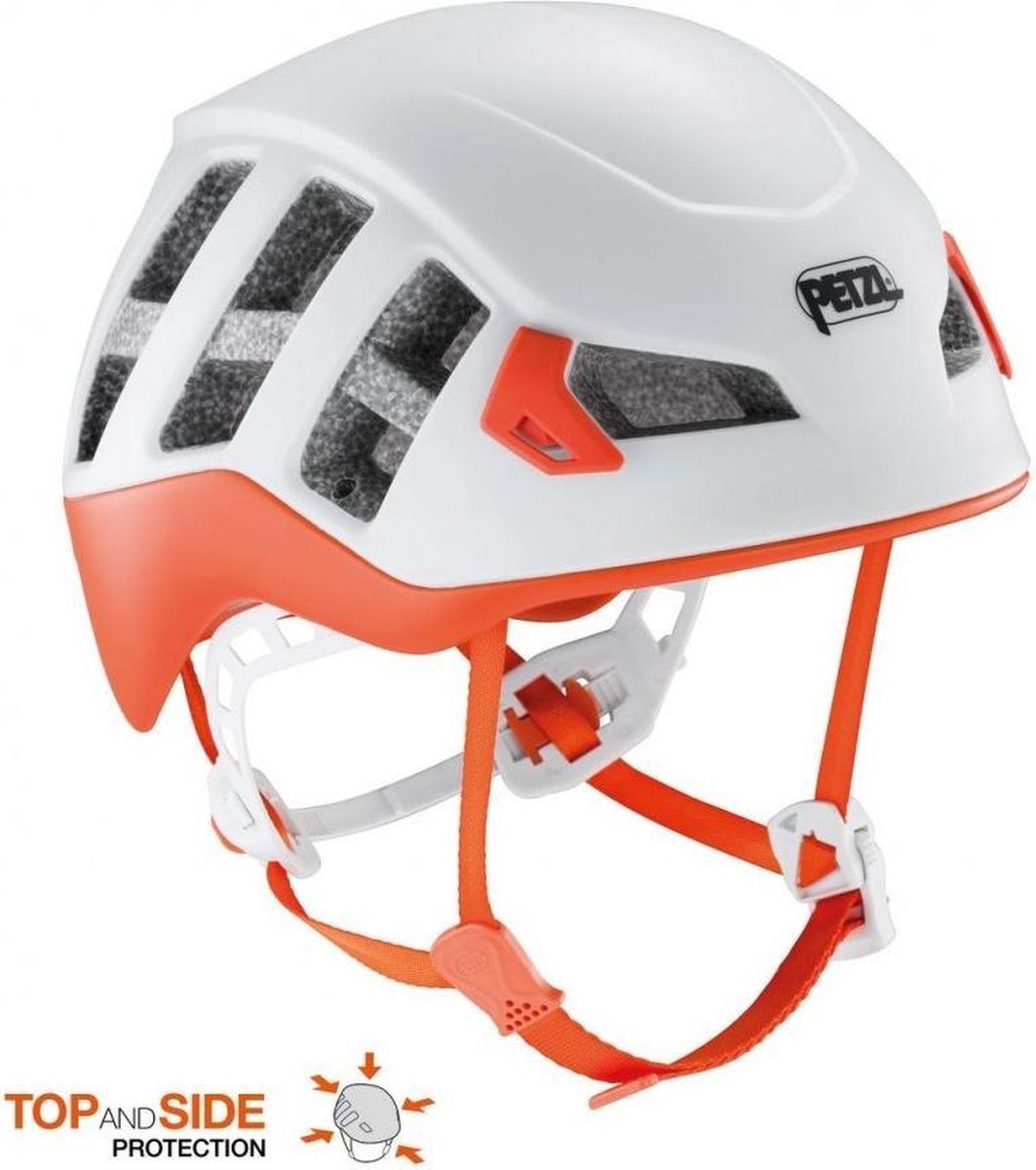 Petzl Meteor zeer lichte en comfortabele klimhelm Oranje S/M Maat 1