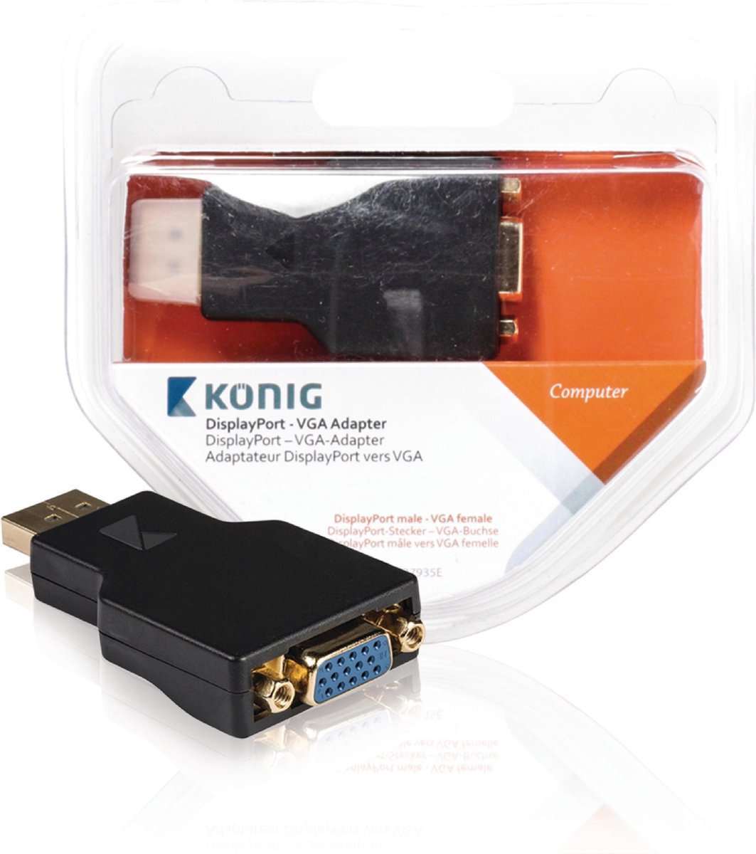 König DisplayPort male/VGA female