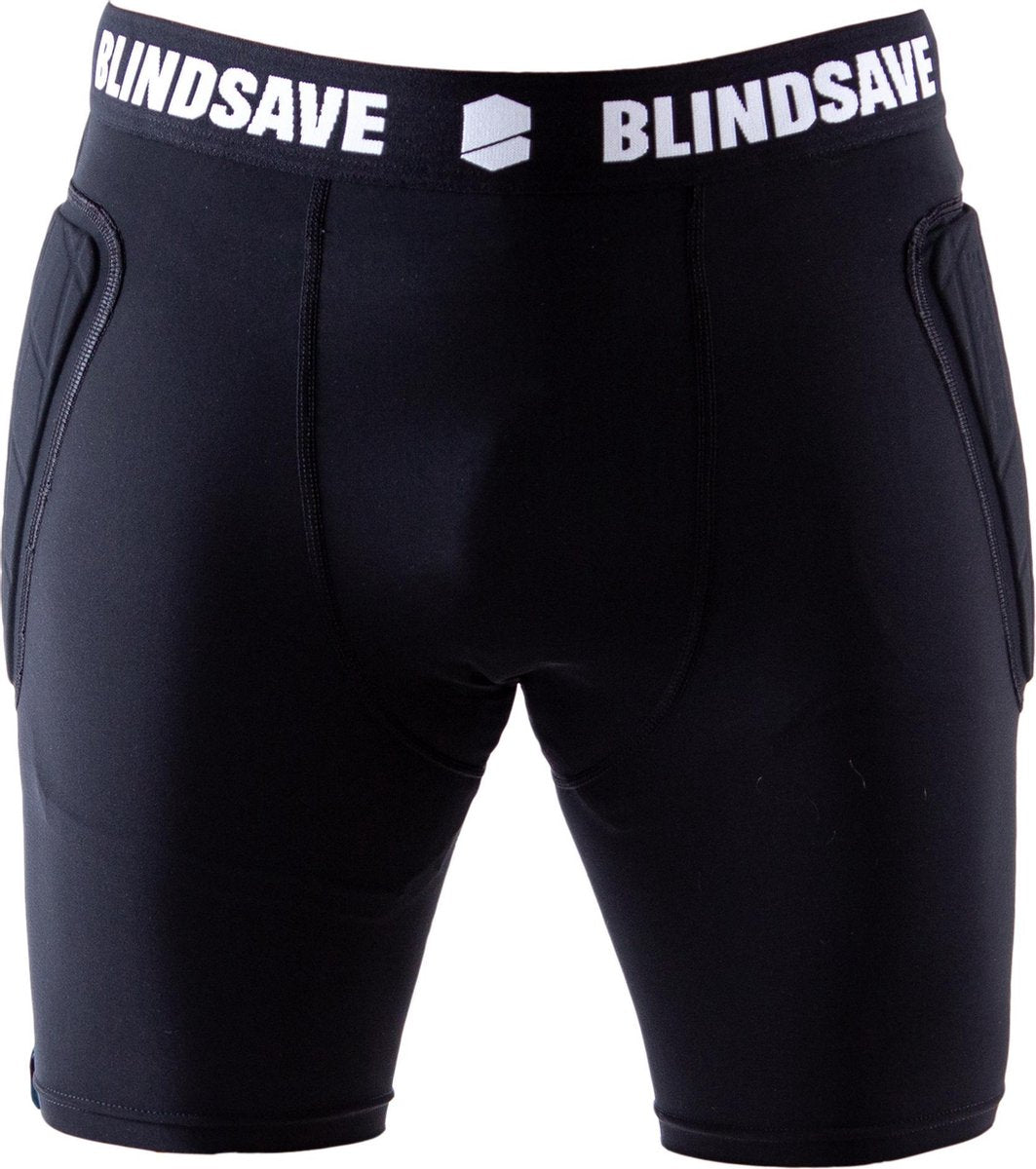 Blindsave Compressie Keeper Broek met bescherming | Padded Compression Goalkeeper Short | BAT Body Adjustment Technology | Maat XL
