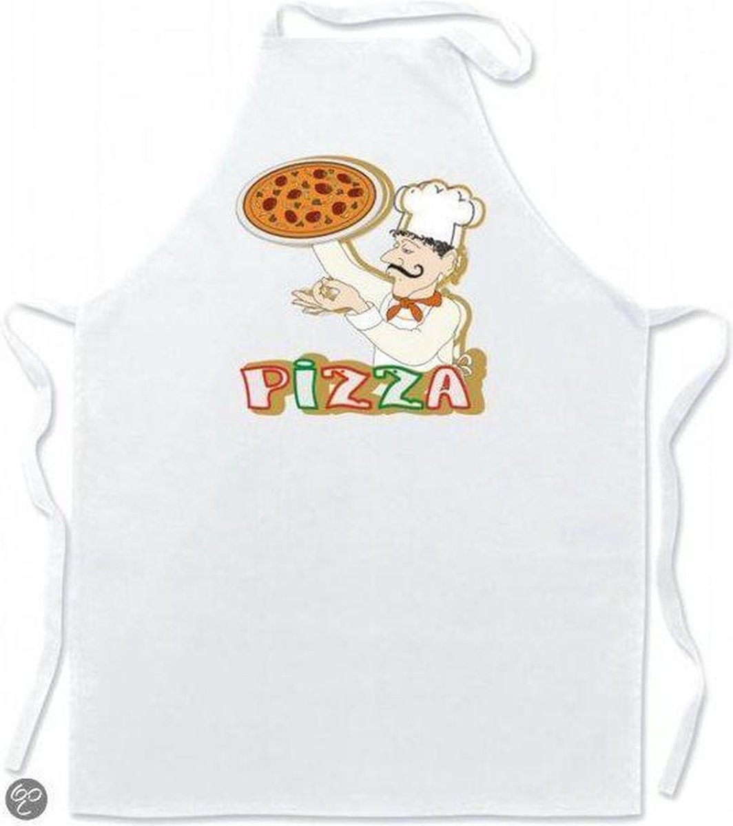 Mijncadeautje Schort Leuke keukenschort Pizza