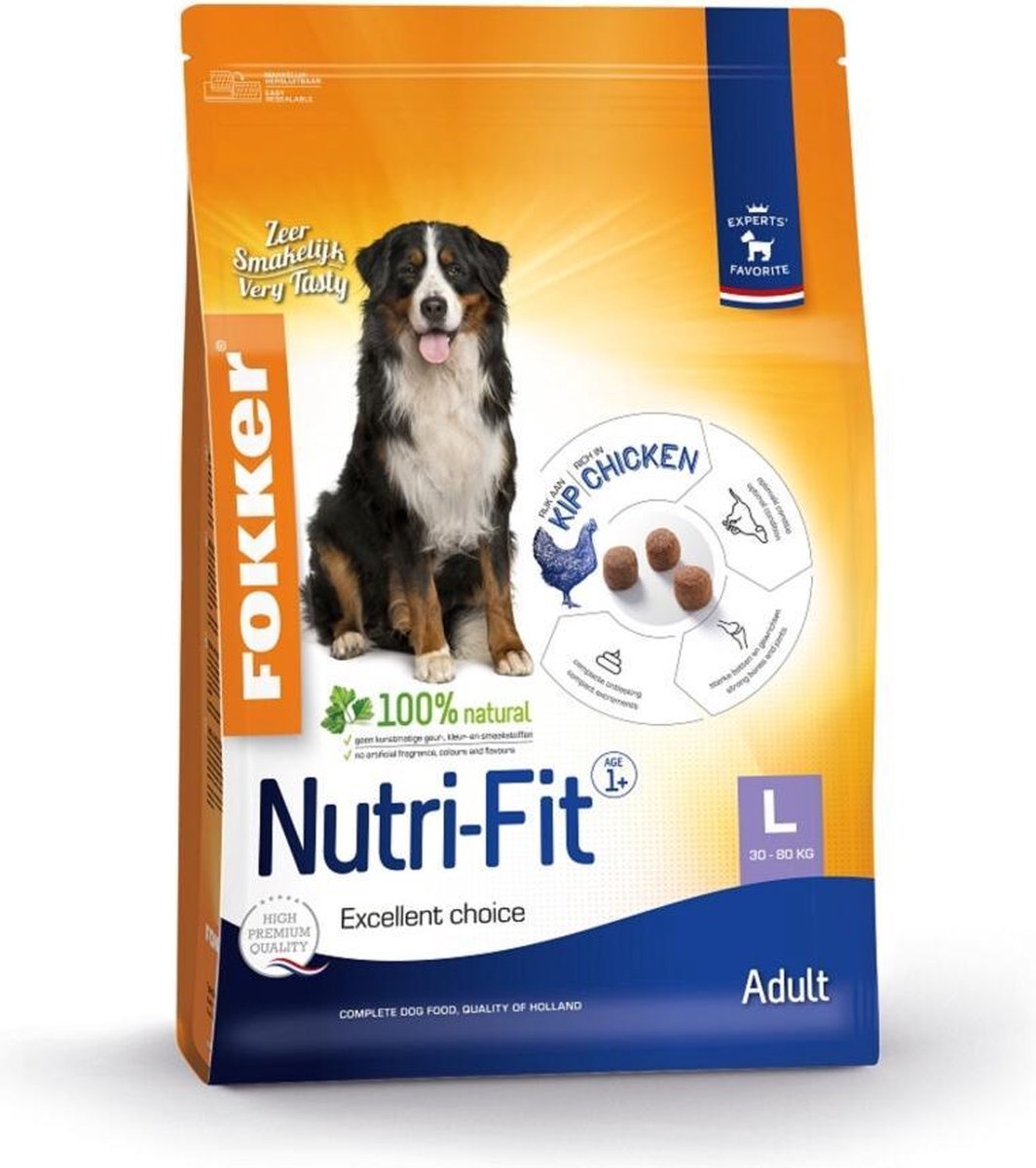 3x Fokker Dog Nutri-Fit L 2