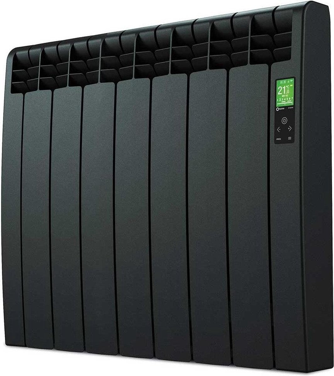 Elektrische Radiator Wifi Grafiet - Smartcontrol via app - Energiebesparende functies - Laag verbruik - Realtime consumptie - 7 elementen - 770 W - Zuinigste Radiator