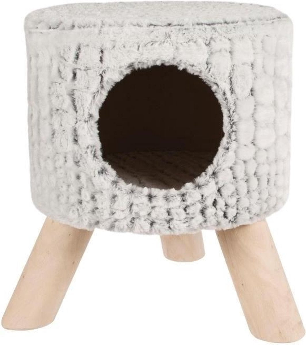 M-Pets Kattenhuis Snake Suede 38x38x4cm