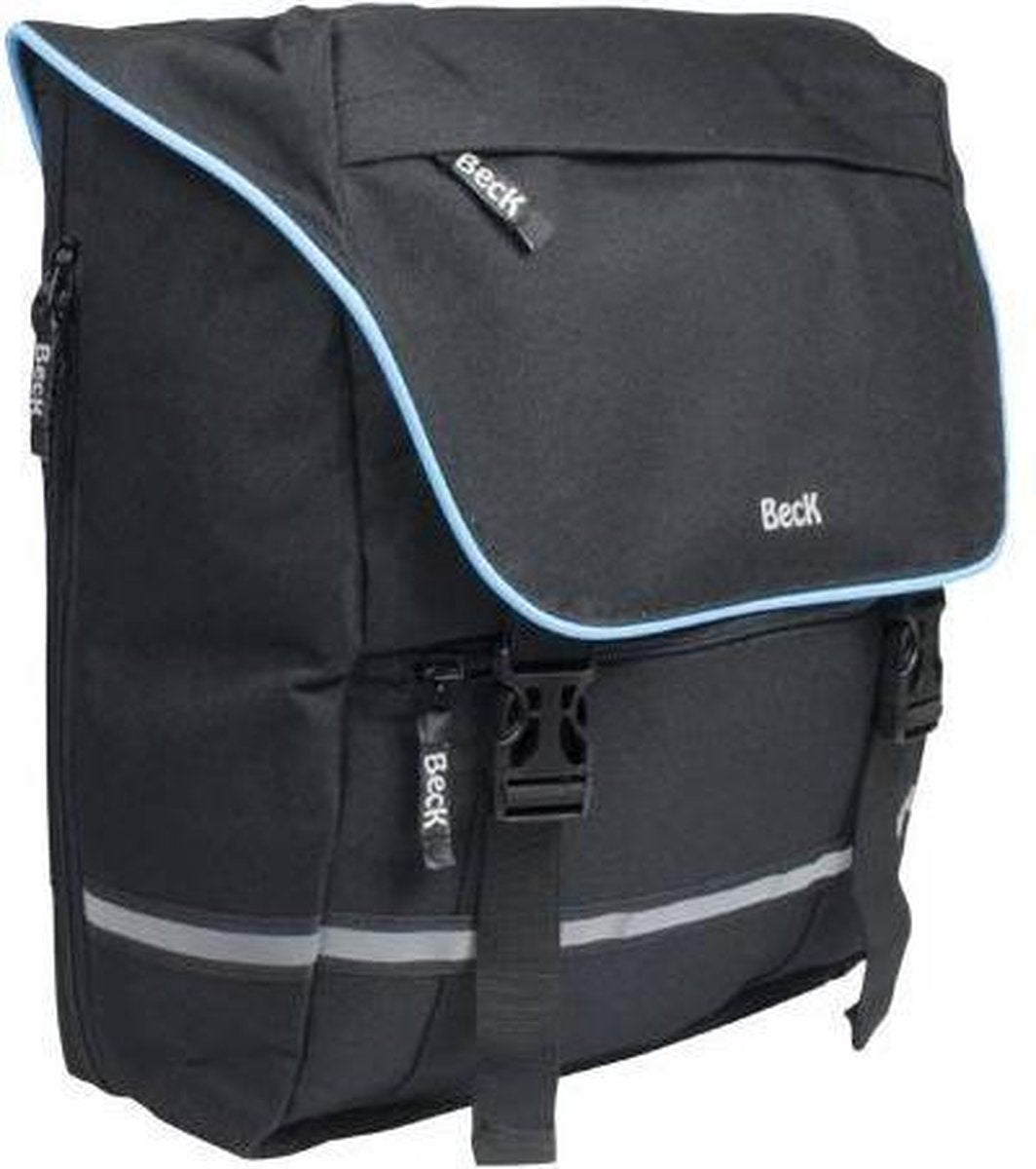 Beck SPRTV Shoppertas 15L 30x15x35cm - Zwart/Blauw