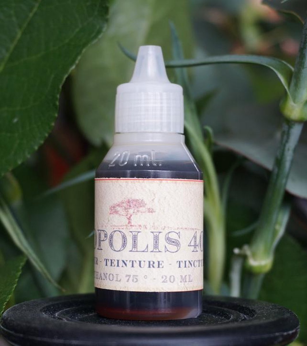 Ambachtelijke tinctuur van Propolis (40% min. ) in medische alcohol van 75%