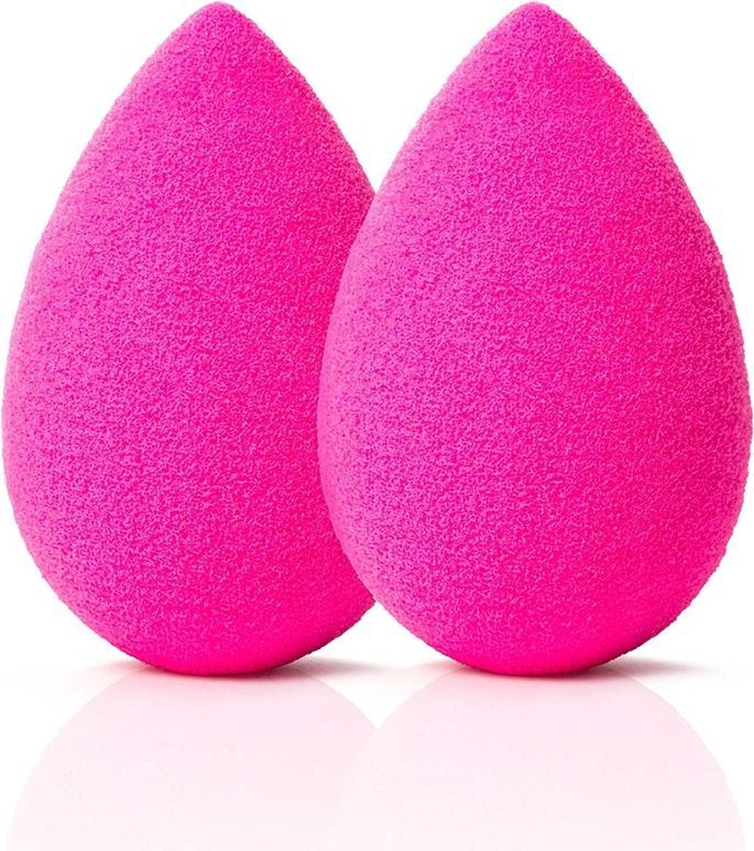 Make-up spons - roze - 2-pack