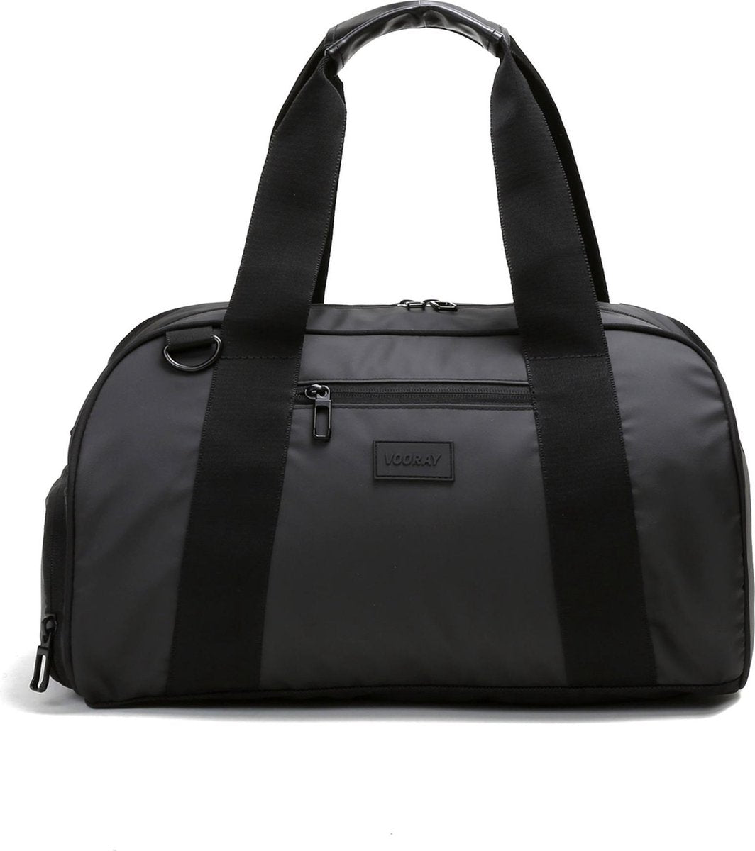 Vooray Burner Gym - 23L Compacte sporttas met schoenenvak (Matte Black)