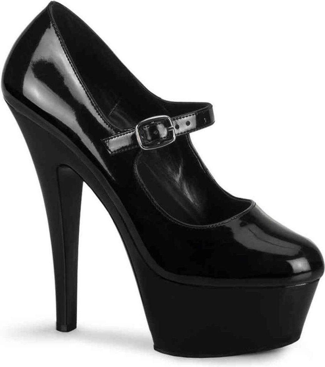 Pleaser Hoge hakken -40 Shoes- KISS-280 US 10 Zwart