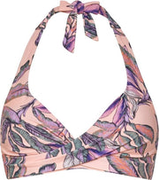 Beachlife Tropical Blush Halter bikinitop met beugel Dames - Maat 36D
