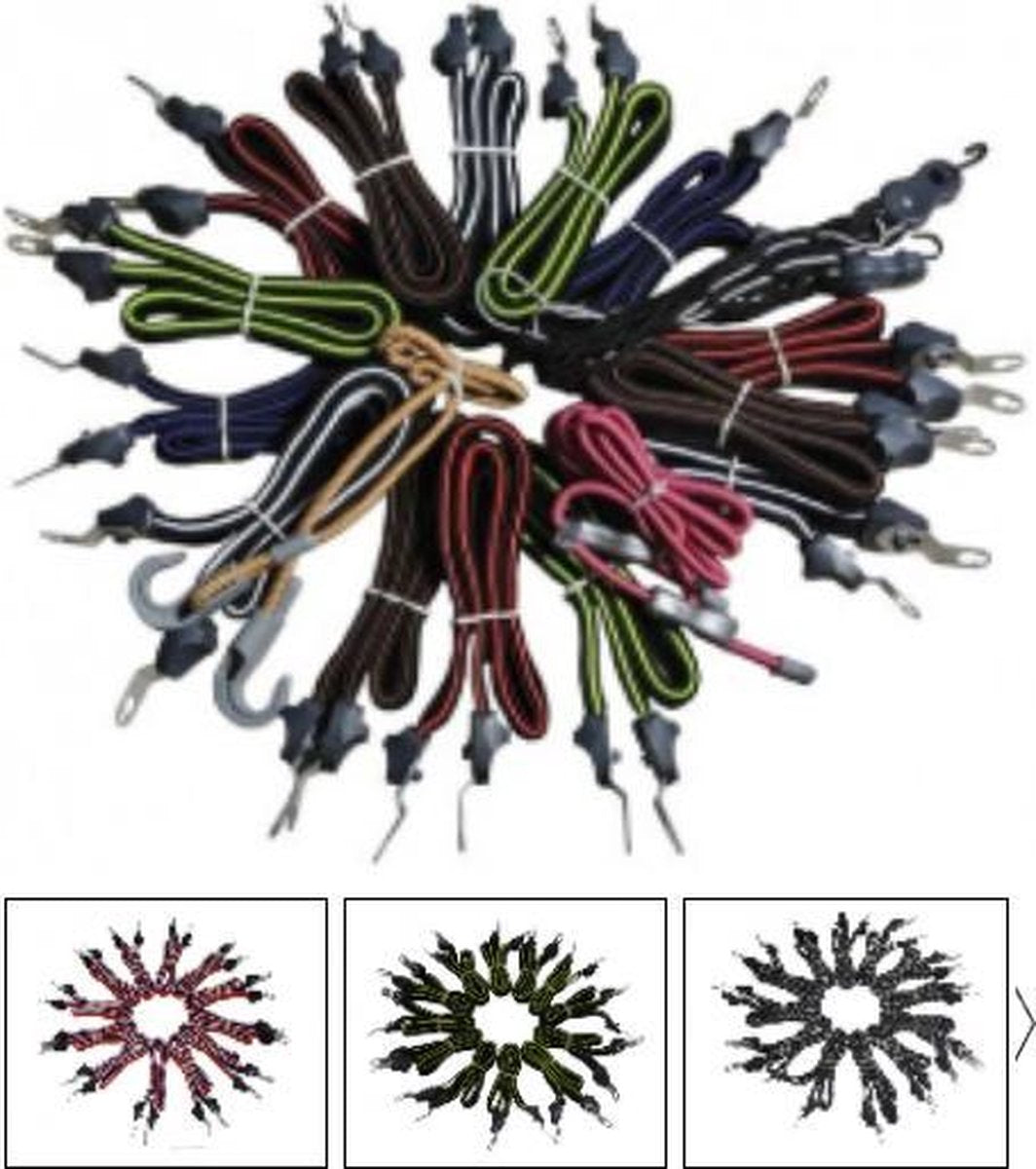 DE POORT snelbinder 76cm  assorti 