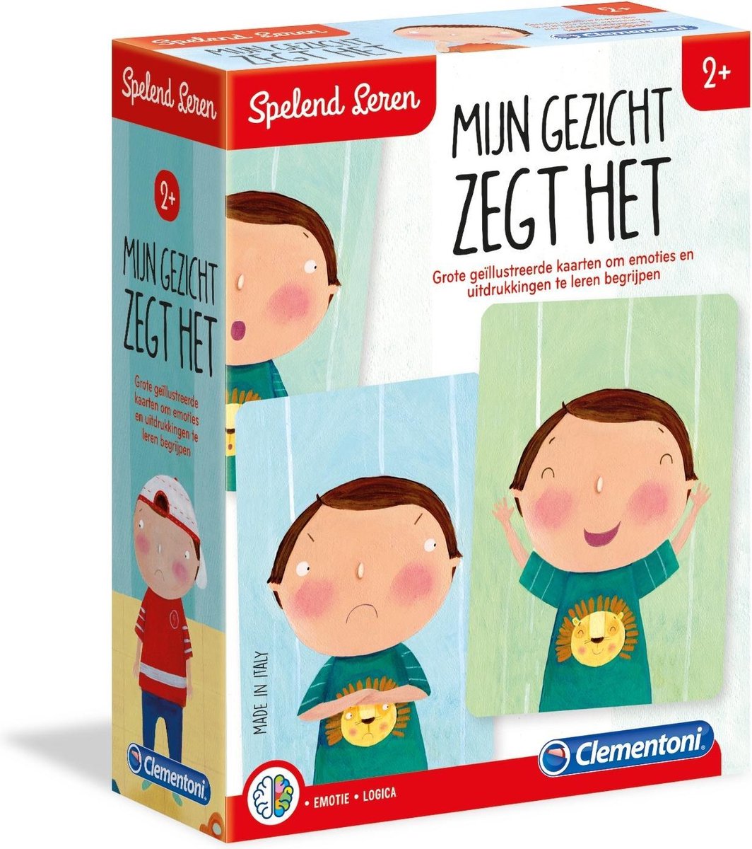 Clementoni Spelend Leren Mijn Gezicht Zegt Het Educatief spel