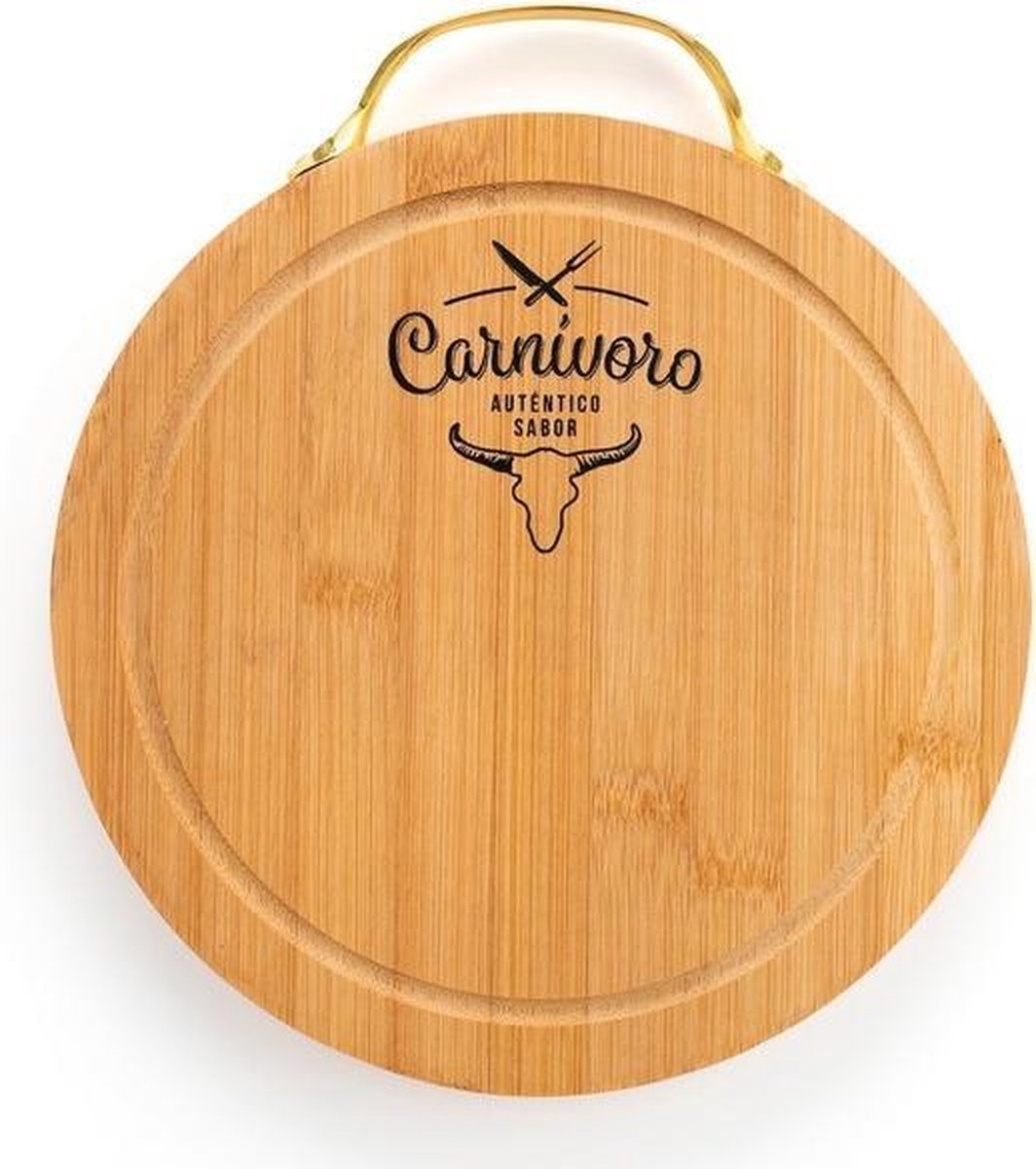 Snijplank Quid Carnivoro Bamboe - 22 x 2 cm