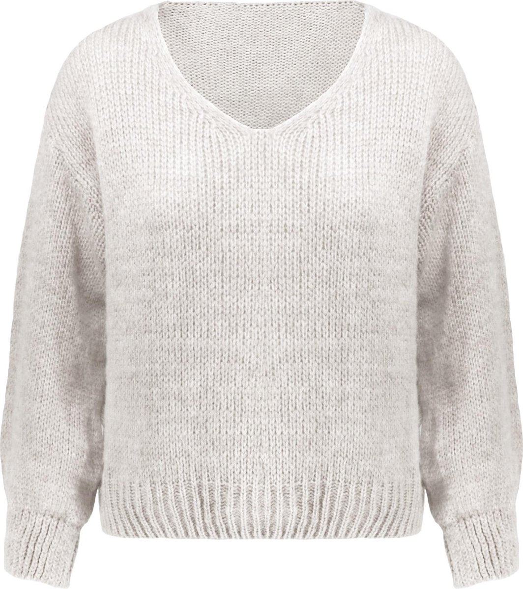 Trui Knitted Creme
