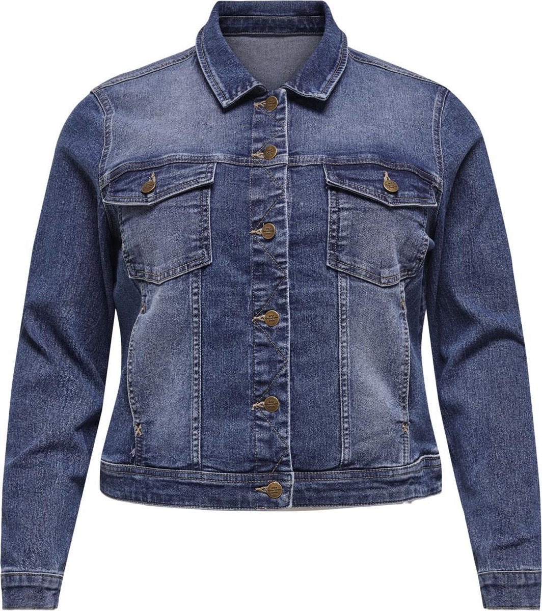 ONLY CARMAKOMA CARWESPA LIFE DENIM JACKET MBD NOOS Dames Jas - Maat 52