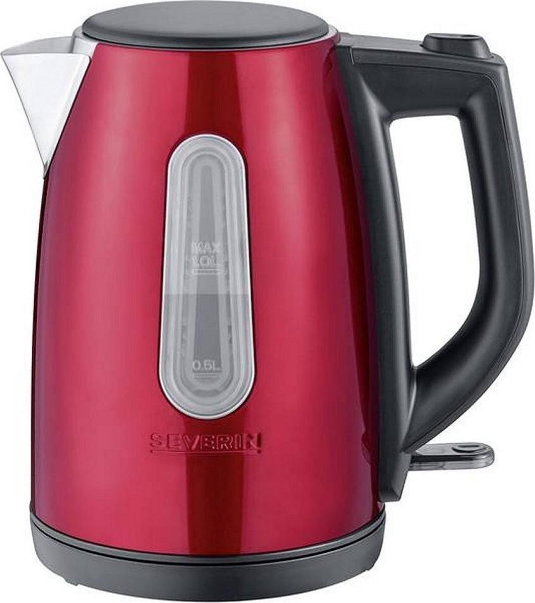 Severin WK3417 Waterkoker 1L 2200W Rood
