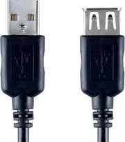 Bandridge USB 2.0 A Male naar USB 2.0 A Female - 2 m