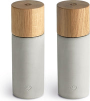 Springlane Zout en Pepermolen Set van 2 | Eikenhout & Beton | Scandinavian design - Grijs