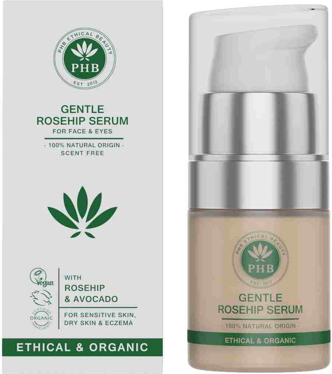 Phb Ethical Beauty Moisturisers Gentle Rosehip Serum Gevoelige/droge Huid/eczeem 20ml
